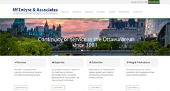 Desktop Screenshot of mcintyreca.com