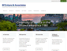 Tablet Screenshot of mcintyreca.com